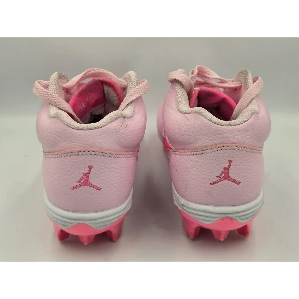 Jordan Stadium 90 Low TD Football Cleats Pink White Men's Size 7.5